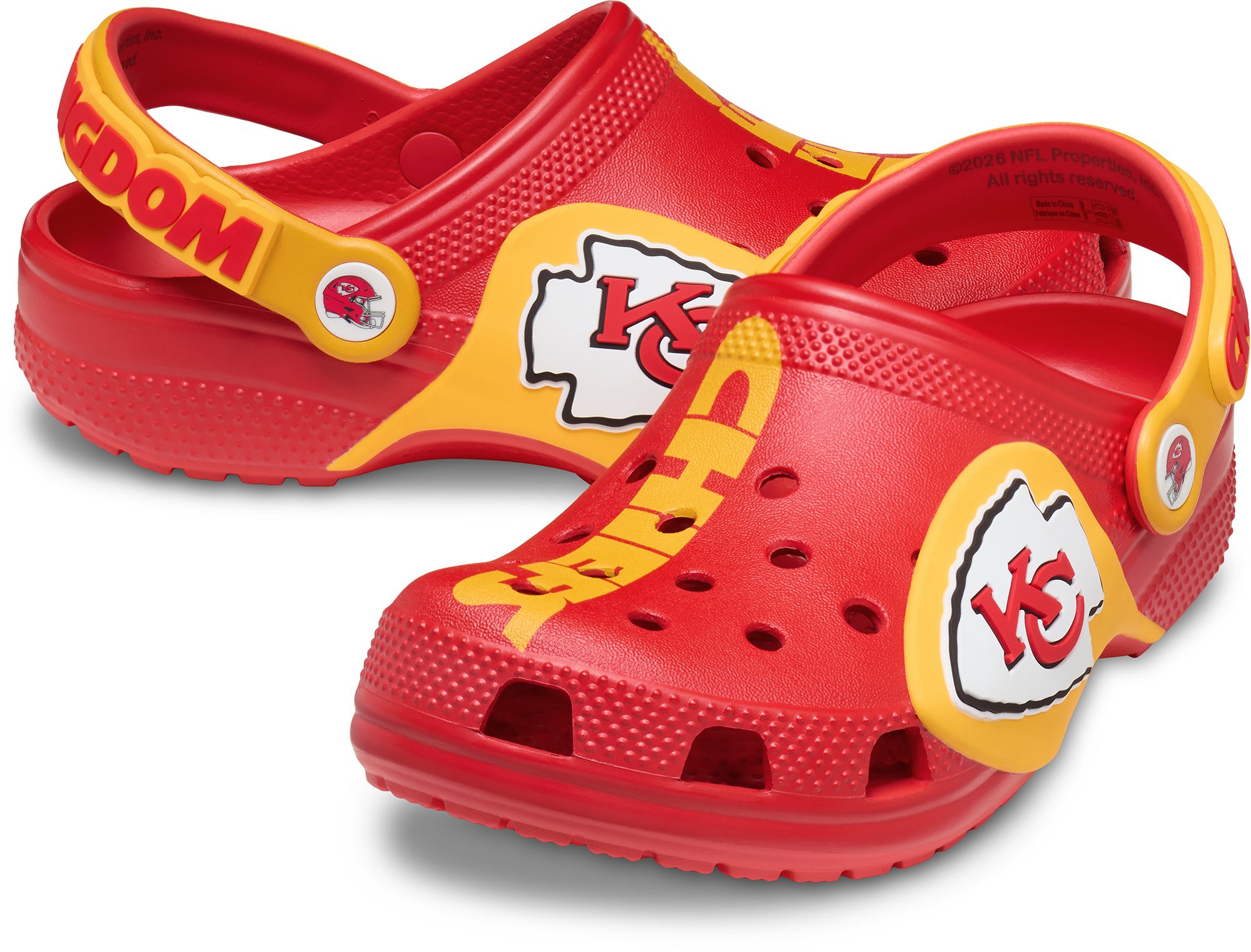 Crocs Kids' NFL Kansas City Chiefs Classic Clogs product image