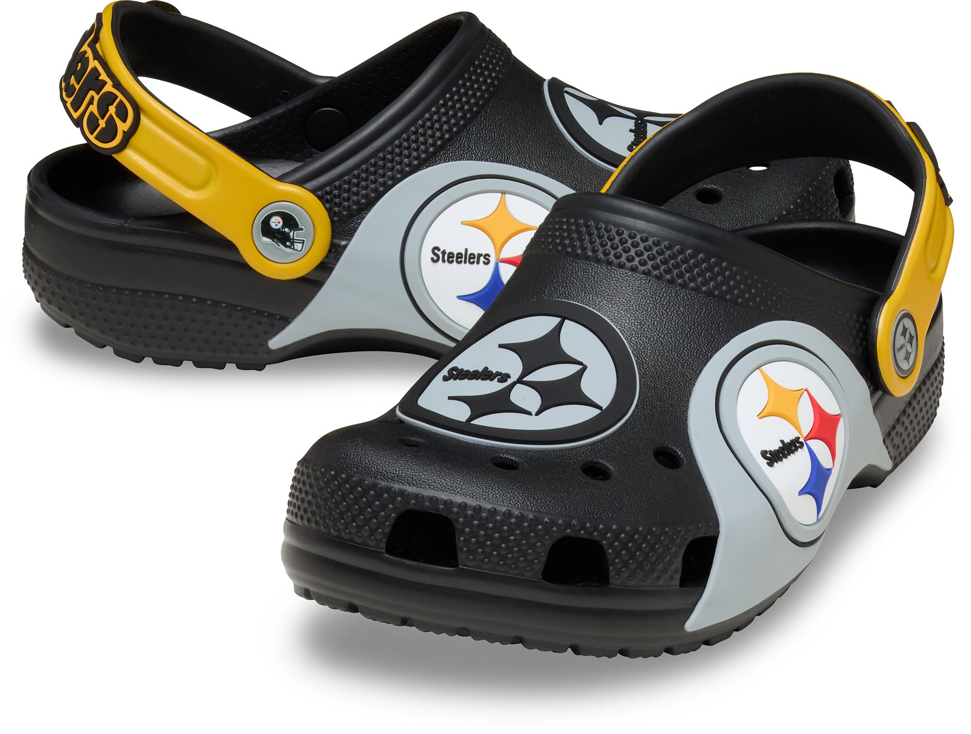 Crocs Kids' NFL Pittsburgh Steelers Classic Clogs product image
