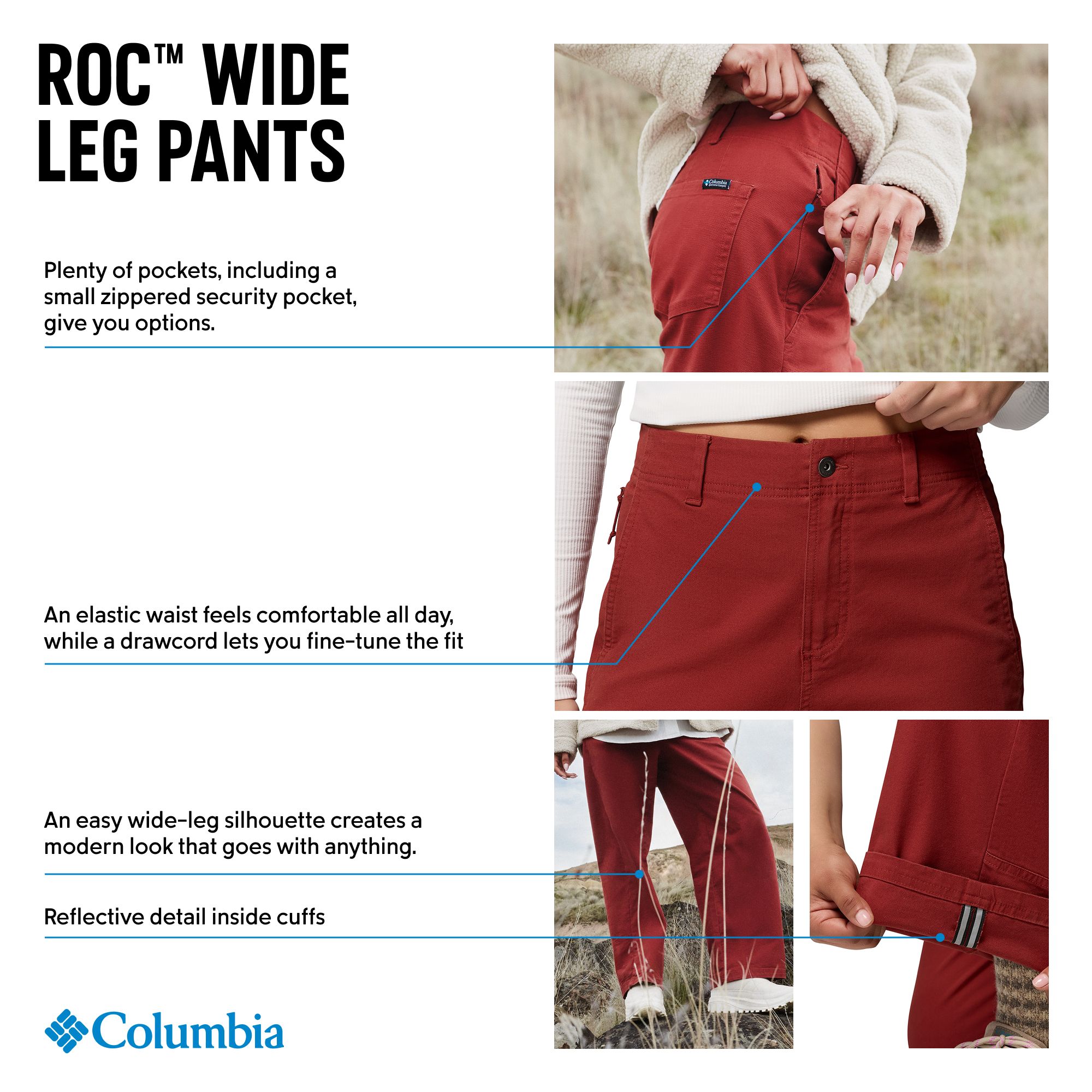 Columbia Women's ROC Wide Leg Pants&nbsp; product image