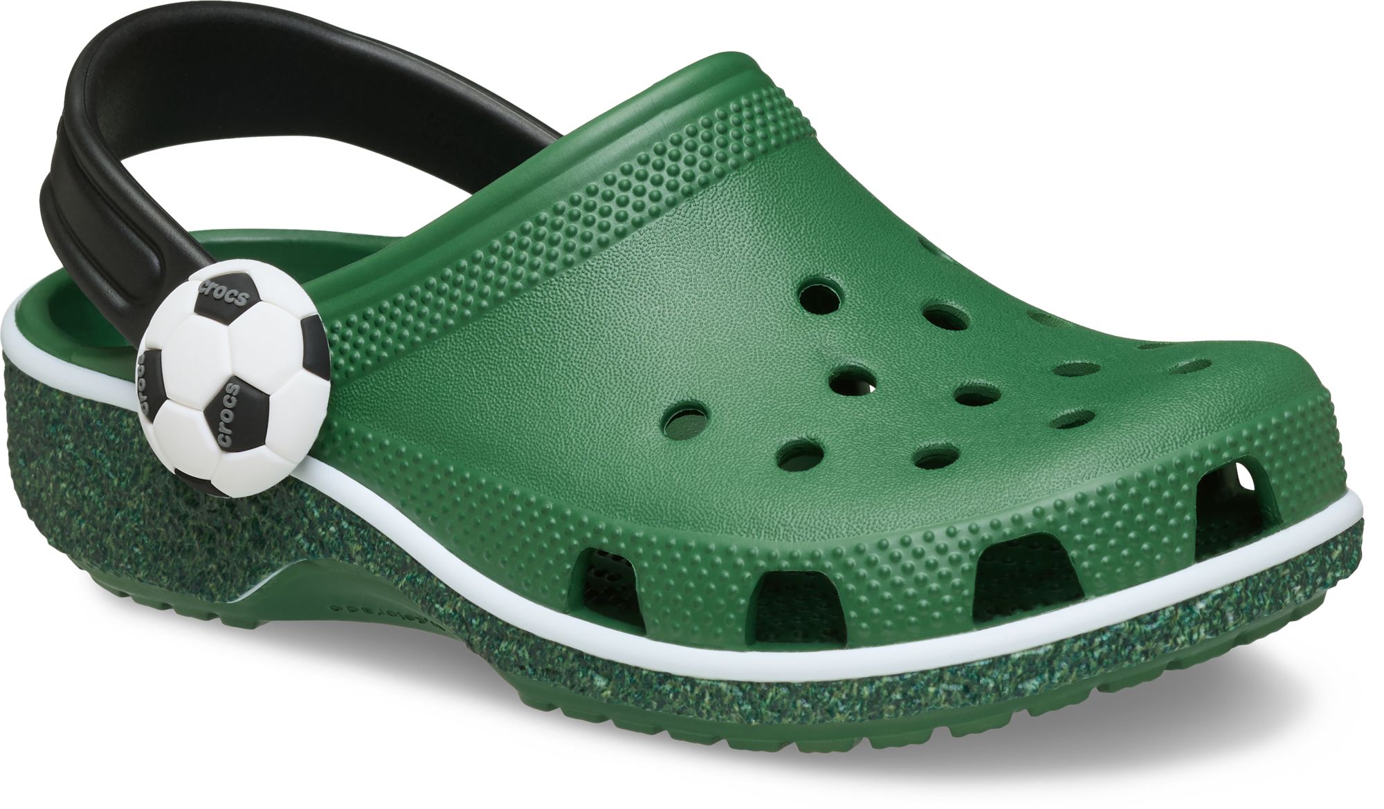 Crocs Kids Classic Clog in Soccer Turf Green product image
