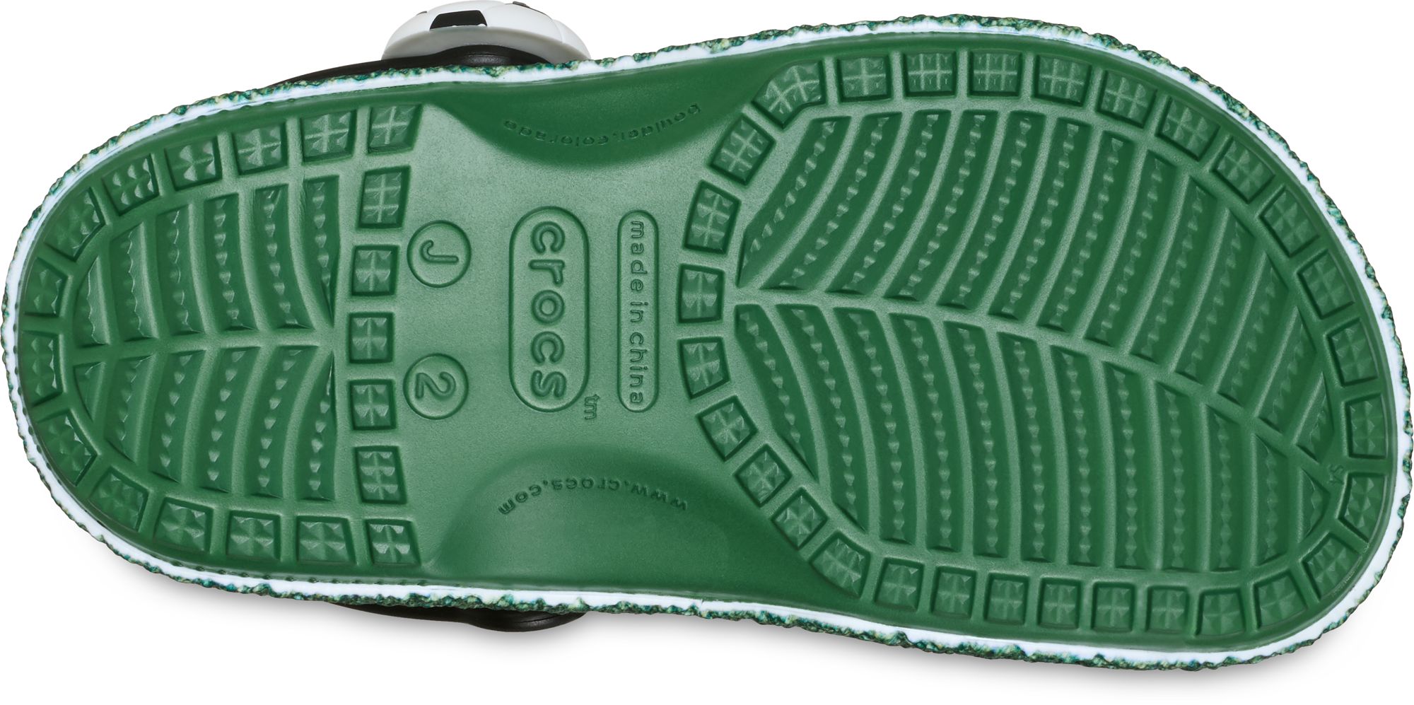 Crocs Kids Classic Clog in Soccer Turf Green product image