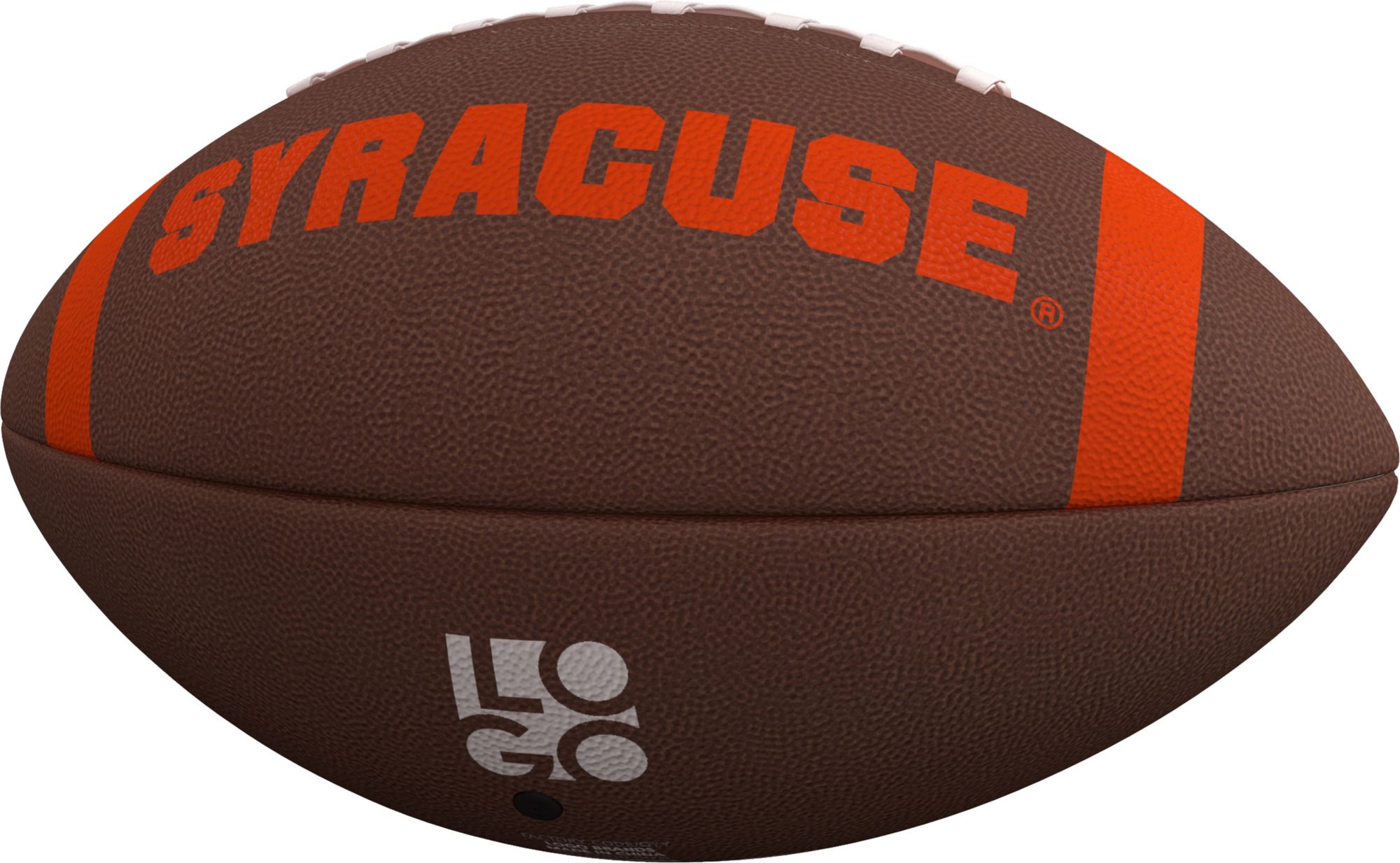 Logo Brands Syracuse Orange Team Stripe Composite Football