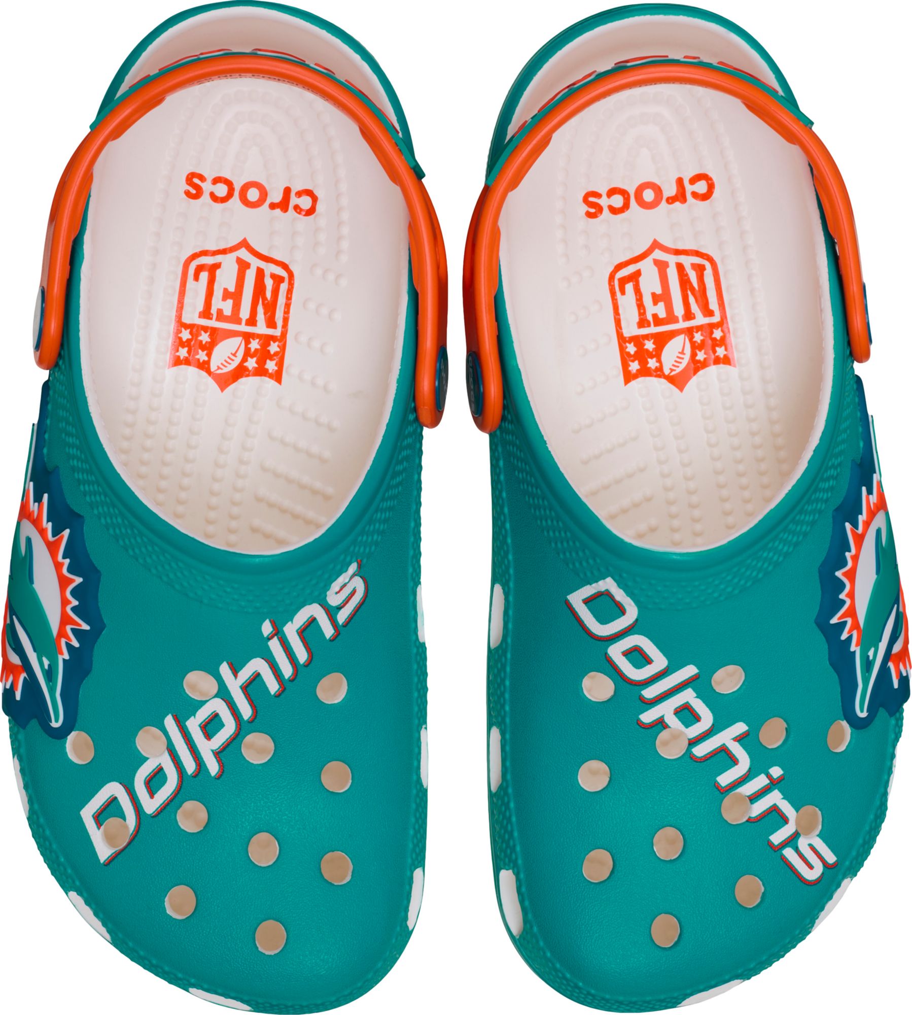Crocs Kids' NFL Miami Dolphins Classic Clogs product image