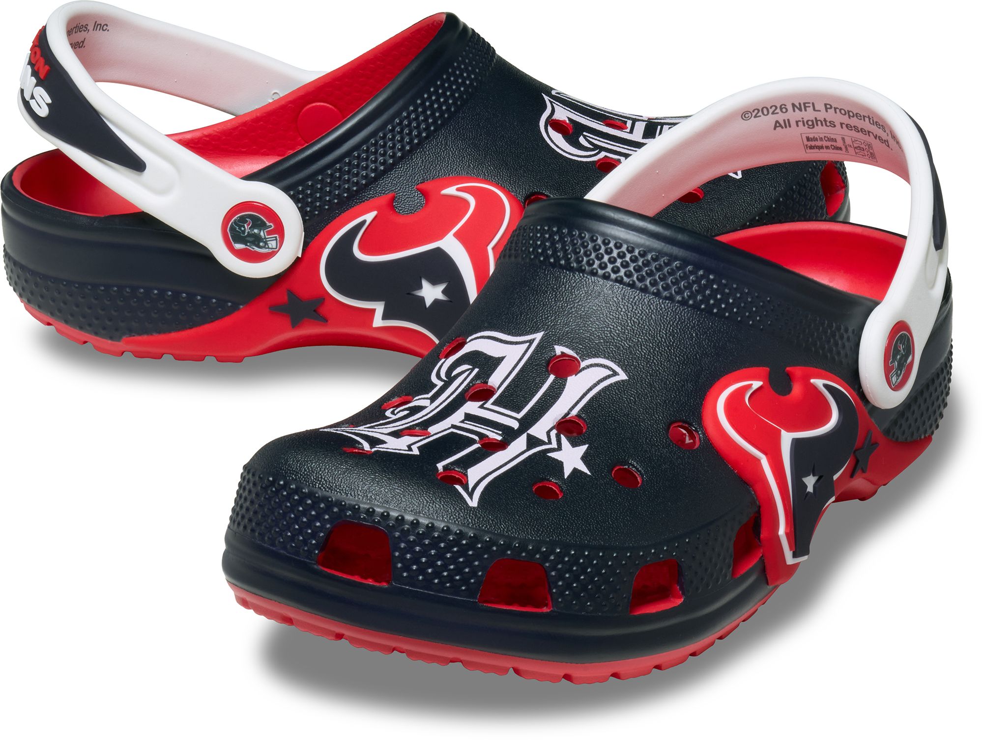 Crocs Kids' NFL Houston Texans Classic Clogs product image