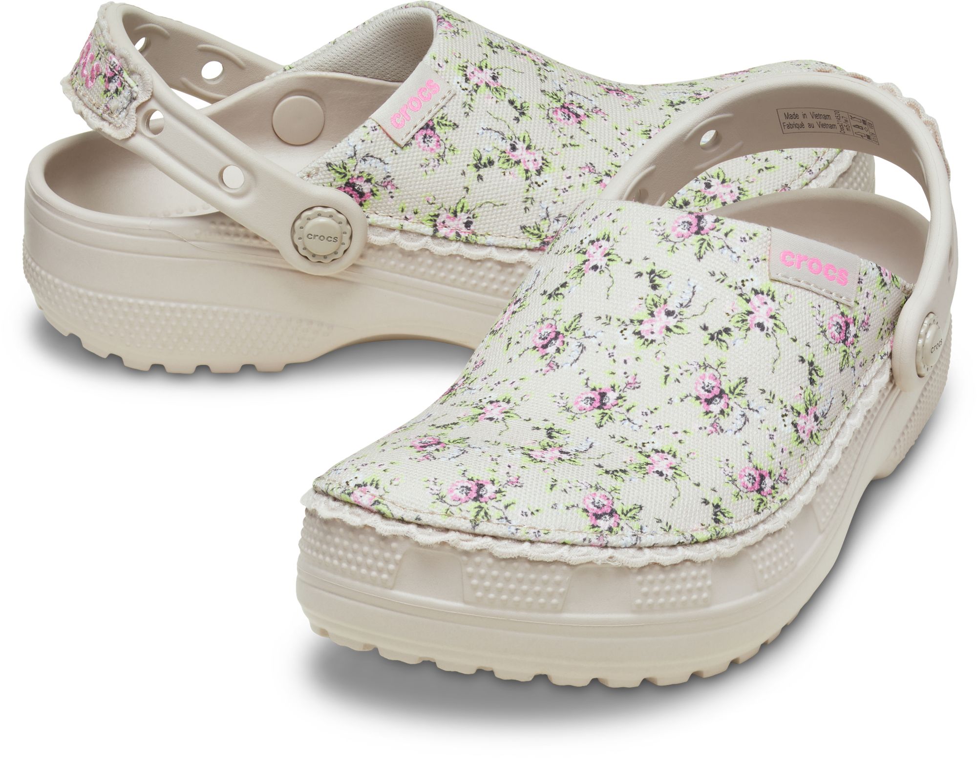 Crocs Classic Crafted Floral Clogs product image