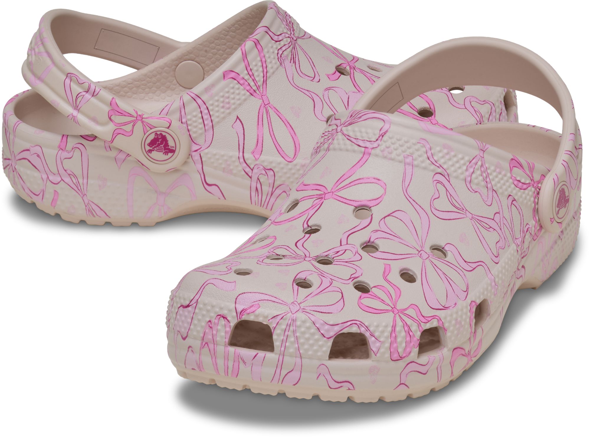 Crocs Kids' Girly Bows Classic Clogs product image