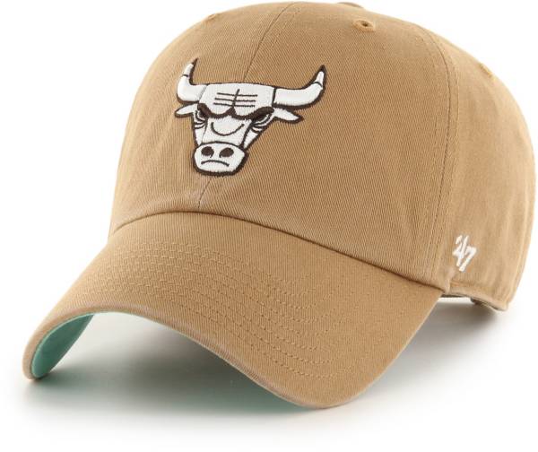 ‘47 Adult Chicago Bulls Brown Clean-Up Adjustable Hat