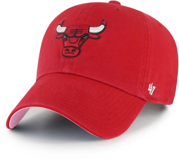 ‘47 Adult Chicago Bulls Red Clean-Up Adjustable Hat