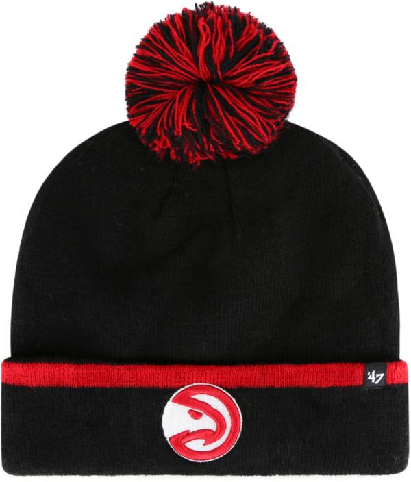 ‘47 Men's Atlanta Hawks Black Cuffed Knit Hat