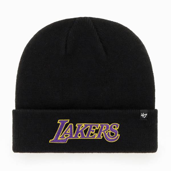 ‘47 Men's Los Angeles Lakers Black Cuffed Knit Hat