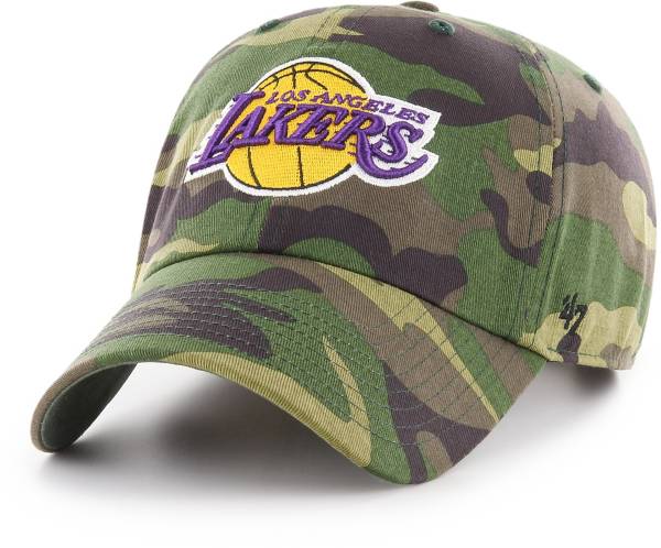 ‘47 Adult Los Angeles Lakers Camo Clean-Up Adjustable Hat product image