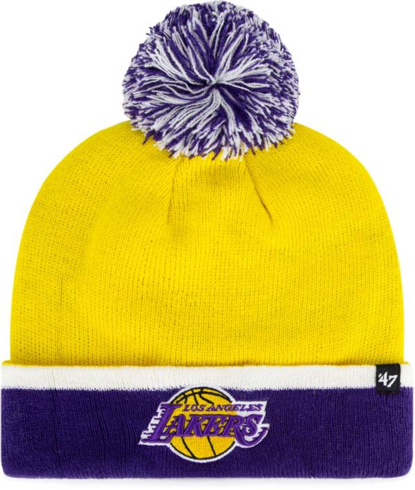 ‘47 Men's Los Angeles Lakers Yellow Cuffed Knit Hat