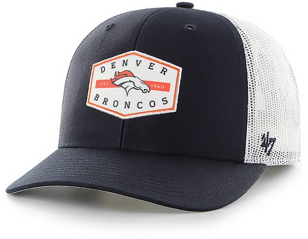'47 Men's Denver Broncos Convoy Navy Adjustable Trucker Hat