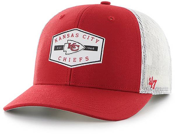 '47 Men's Kansas City Chiefs Convoy Red Adjustable Trucker Hat product image