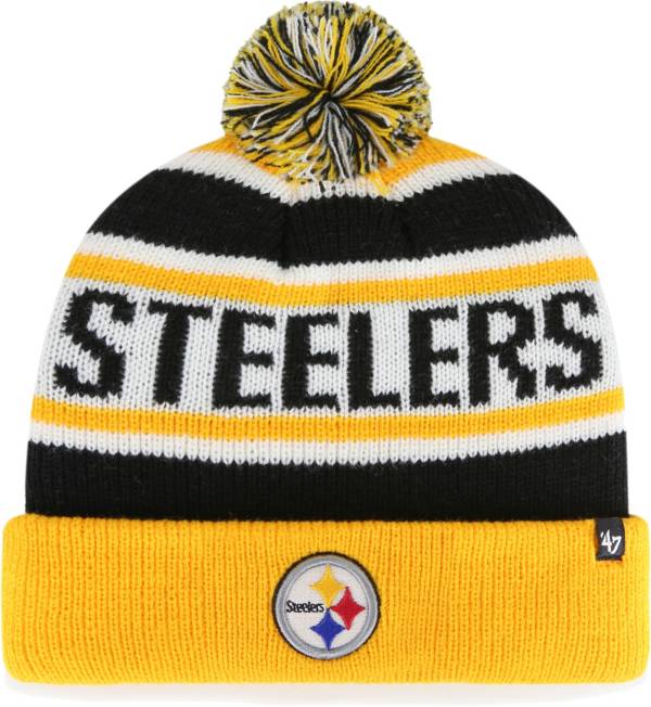 '47 Youth Pittsburgh Steelers Hangtime Black Knit
