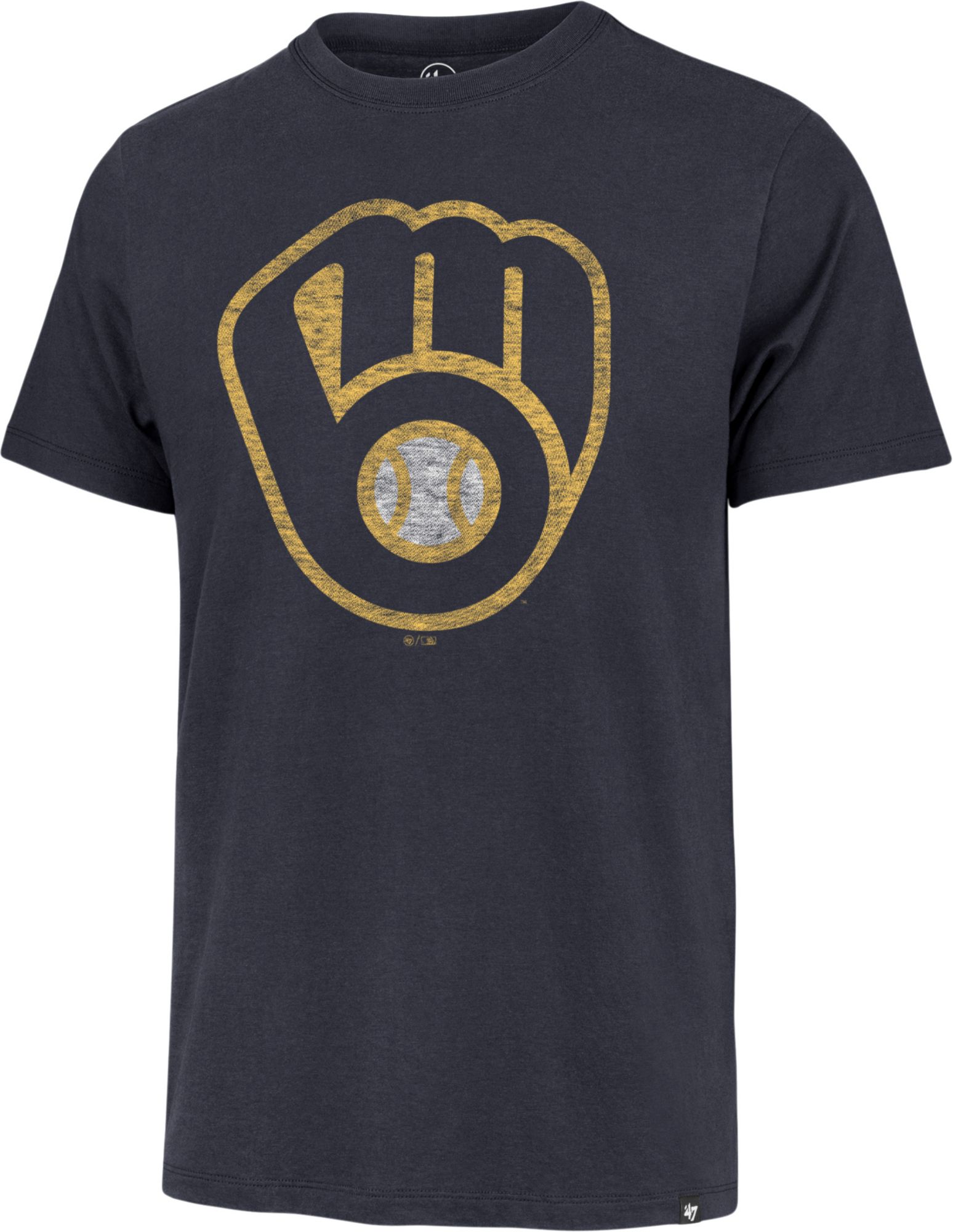 '47 Men's Milwaukee Brewers Blue Premium Franklin T-Shirt product image