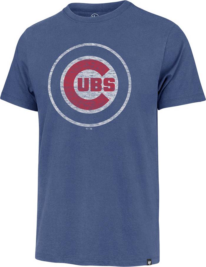 47 Chicago Cubs Grey Bullseye Franklin T-Shirt Medium