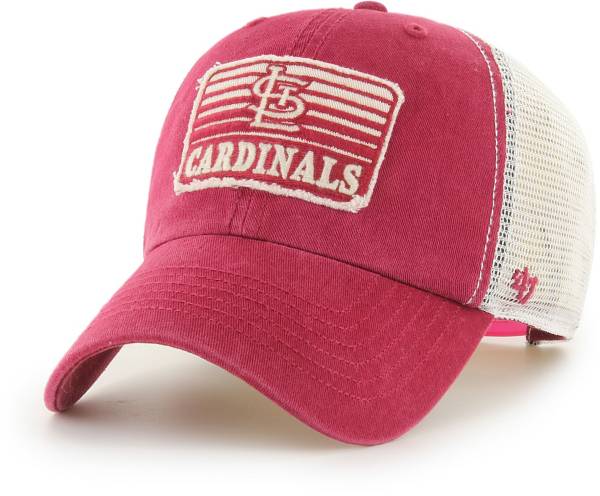 ‘47 Men's St. Louis Cardinals Red Clean Up Adjustable Hat