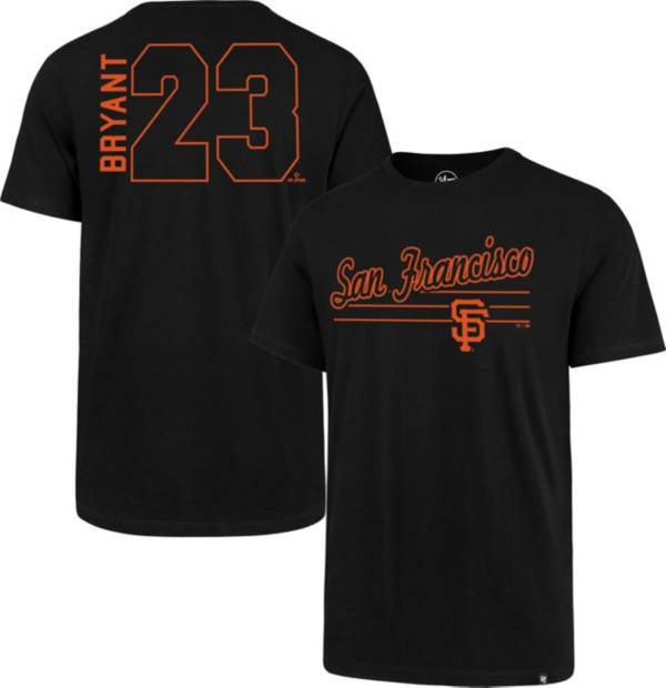 '47 Men's San Francisco Giants Kris Bryant #23 Black MVP Rival T-Shirt