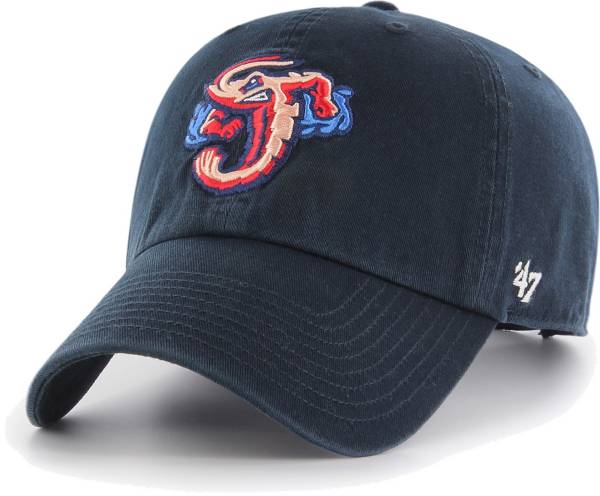 ‘47 Men's Jacksonville Jumbo Shrimp Navy Clean Up Adjustable Hat product image