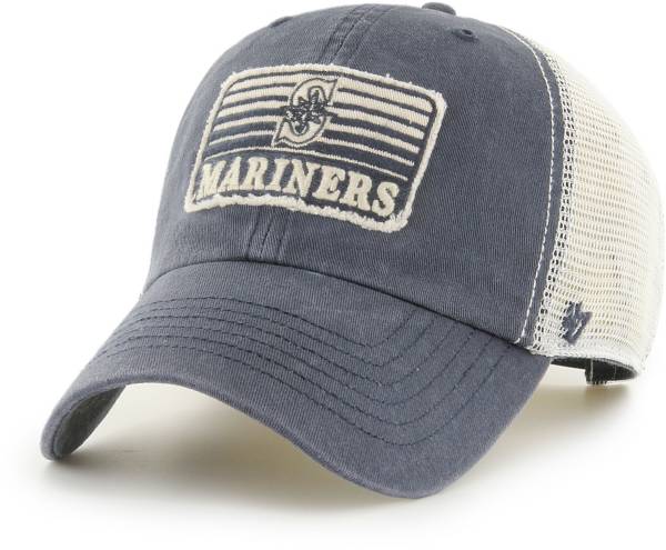 ‘47 Men's Seattle Mariners Navy Clean Up Adjustable Hat