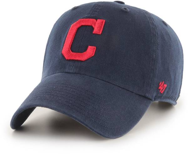 ‘47 Men's Cleveland Indians Navy Clean Up Adjustable Hat