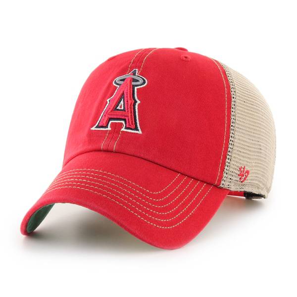 '47 Men's Los Angeles Angels Red Trawler Clean Up Adjustable Hat