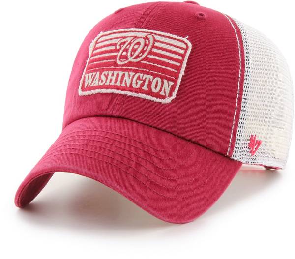 ‘47 Men's Washington Nationals Red Clean Up Adjustable Hat product image