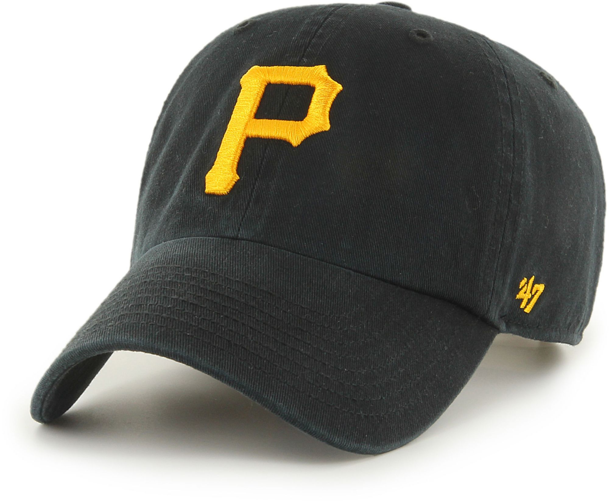 '47 Adult Pittsburgh Pirates Black Clean Up Adjustable Hat product image