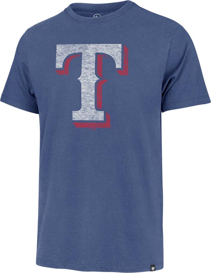 47 Men's Texas Rangers Blue Premium Franklin T-Shirt