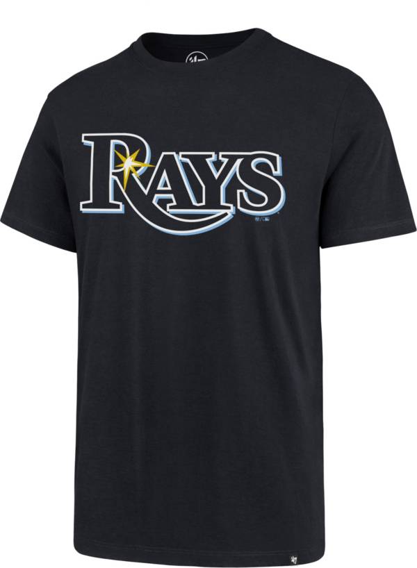 ‘47 Men's Tampa Bay Rays Navy Imprint Rival T-Shirt