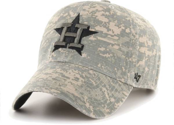‘47 Men's Houston Astros Camo Phalanx Clean Up Adjustable Hat product image