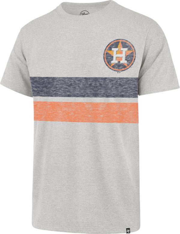 '47 Men's Houston Astros Gray Bars Franklin T-Shirt product image