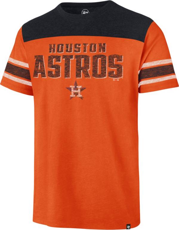 ‘47 Men's Houston Astros Orange Shockwave Fielder T-Shirt