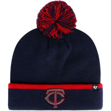 sorry, ‘47 Men's Minnesota Twins Navy Bar Cuffed Knit Pom Hat is currently out of stock