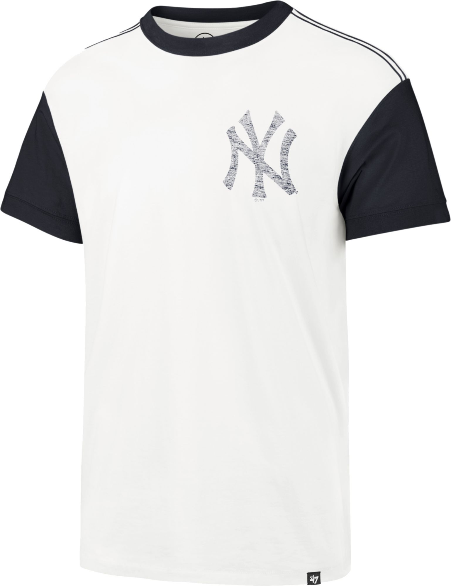 Official New Era New York Yankees MLB Big Logo Black Oversized T-Shirt  B1306_282 B1306_282