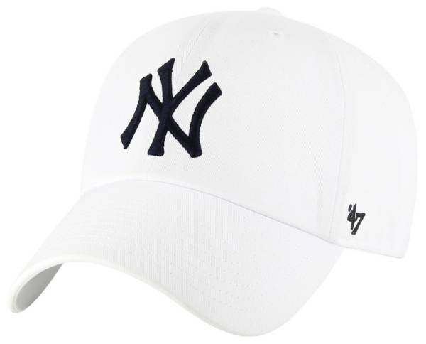 ‘47 Men's New York Yankees White Clean Up Adjustable Hat