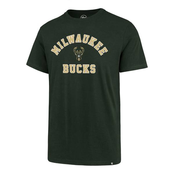 ‘47 Men's Milwaukee Bucks Green Arch T-Shirt