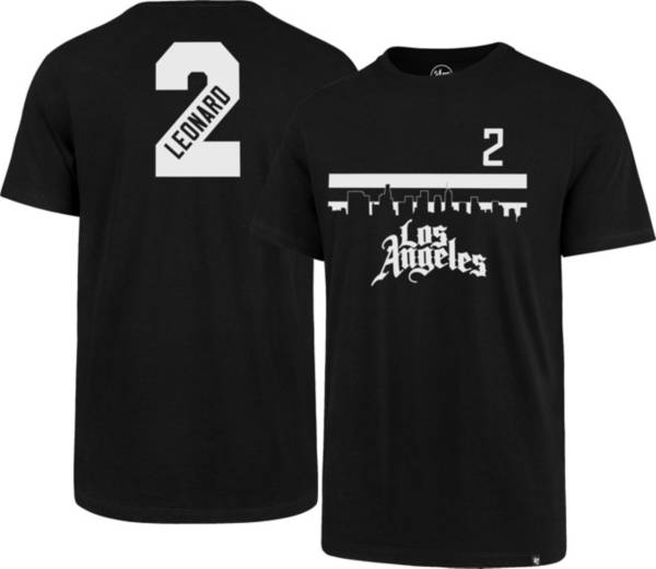 '47 Men's Los Angeles Clippers Kawhi Leonard #2 Black T-Shirt product image