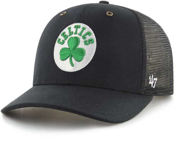 ‘47 Men's Boston Celtics Black Carhartt MVP Adjustable Mesh Hat