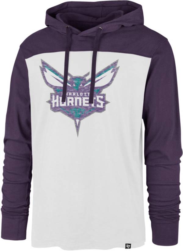 ‘47 Men's Charlotte Hornets White Wooster Pullover Hoodie