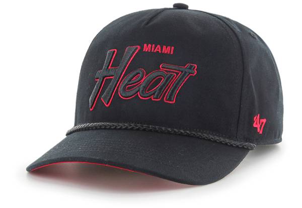 ‘47 Men's Miami Heat Black Adjustable Hat product image