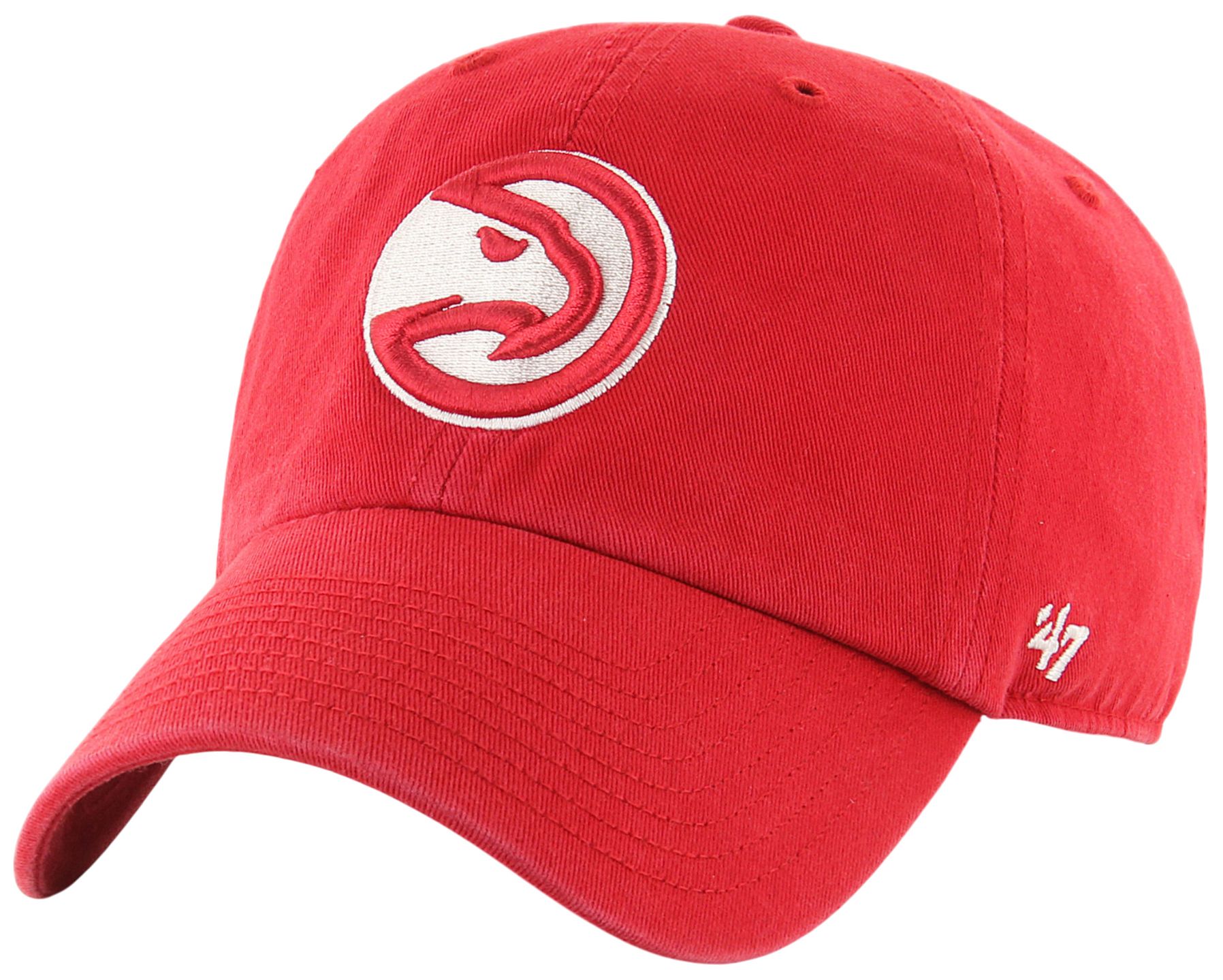 '47 Men's Atlanta Hawks Red Clean Up Adjustable Hat product image