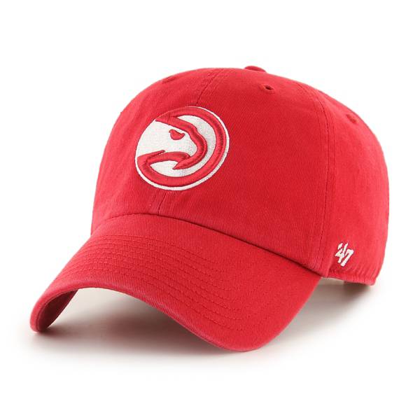 ‘47 Men's Atlanta Hawks Red Clean Up Adjustable Hat | Dick's Sporting Goods