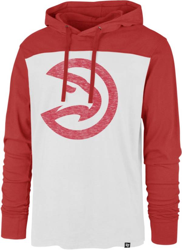 ‘47 Men's Atlanta Hawks White Wooster Pullover Hoodie