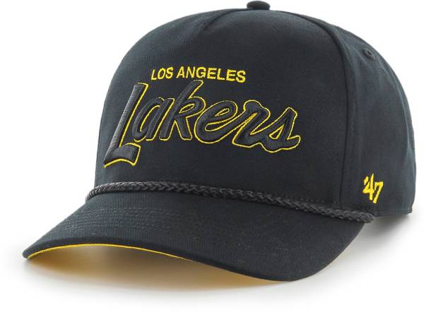 ‘47 Men's Los Angeles Lakers Black Adjustable Hat