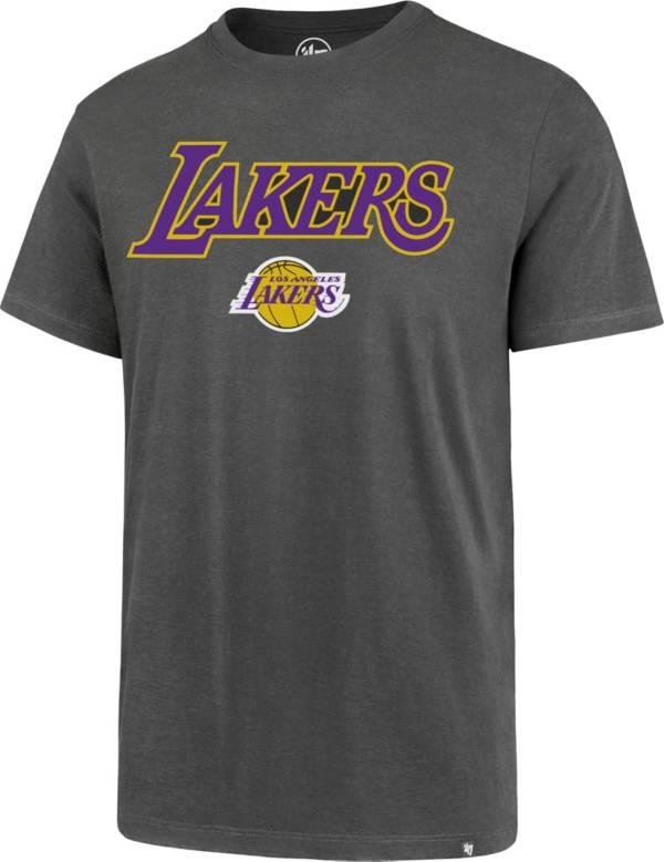 ‘47 Men's 2020 Earned Edition Los Angeles Lakers Charcoal T-Shirt