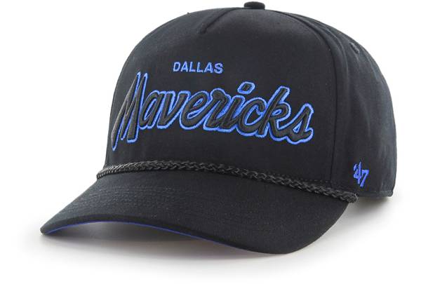 ‘47 Men's Dallas Mavericks Black Adjustable Hat