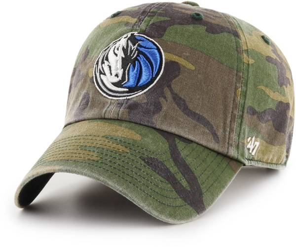 ‘47 Adult Dallas Mavericks Camo Clean-Up Adjustable Hat product image