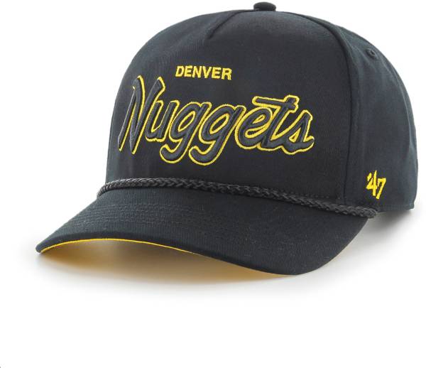 ‘47 Men's Denver Nuggets Black Adjustable Hat